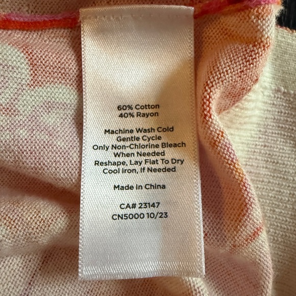 Talbots Floral Print Sweater - Size Large - Picture 6 of 6